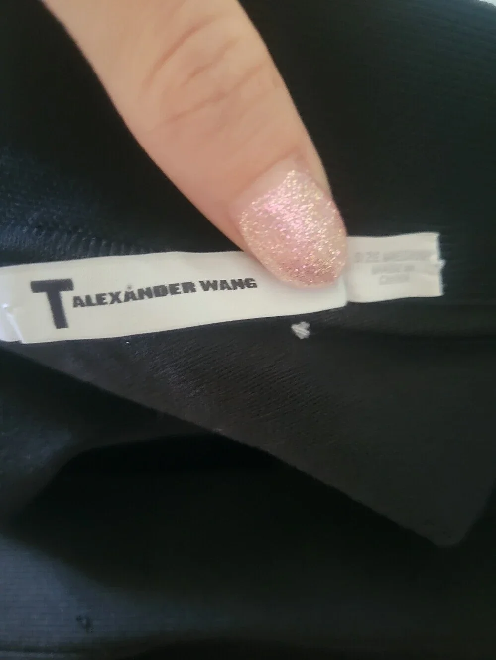 Alexander Wang Black A-Line Mini Skirt